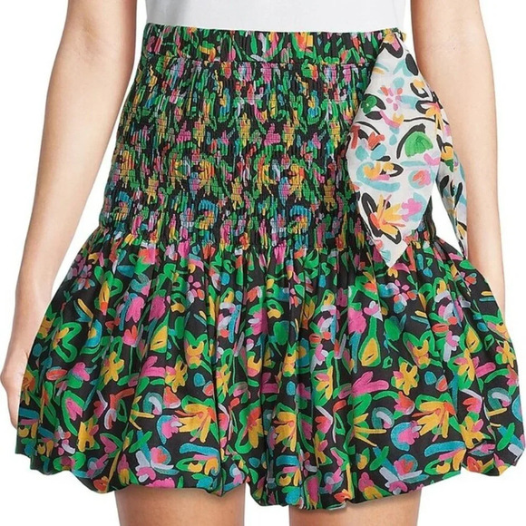 Tanya Taylor Multicolor Floral Mini Skirt - Picture 1 of 4